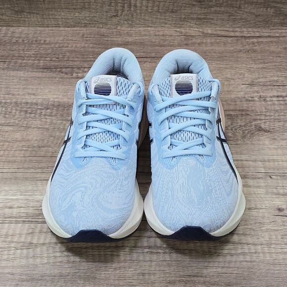 ASICS Novablast 3 Women’s Size 8.5 Blue Beige Running Shoes (1012B492) - Picture 2 of 9